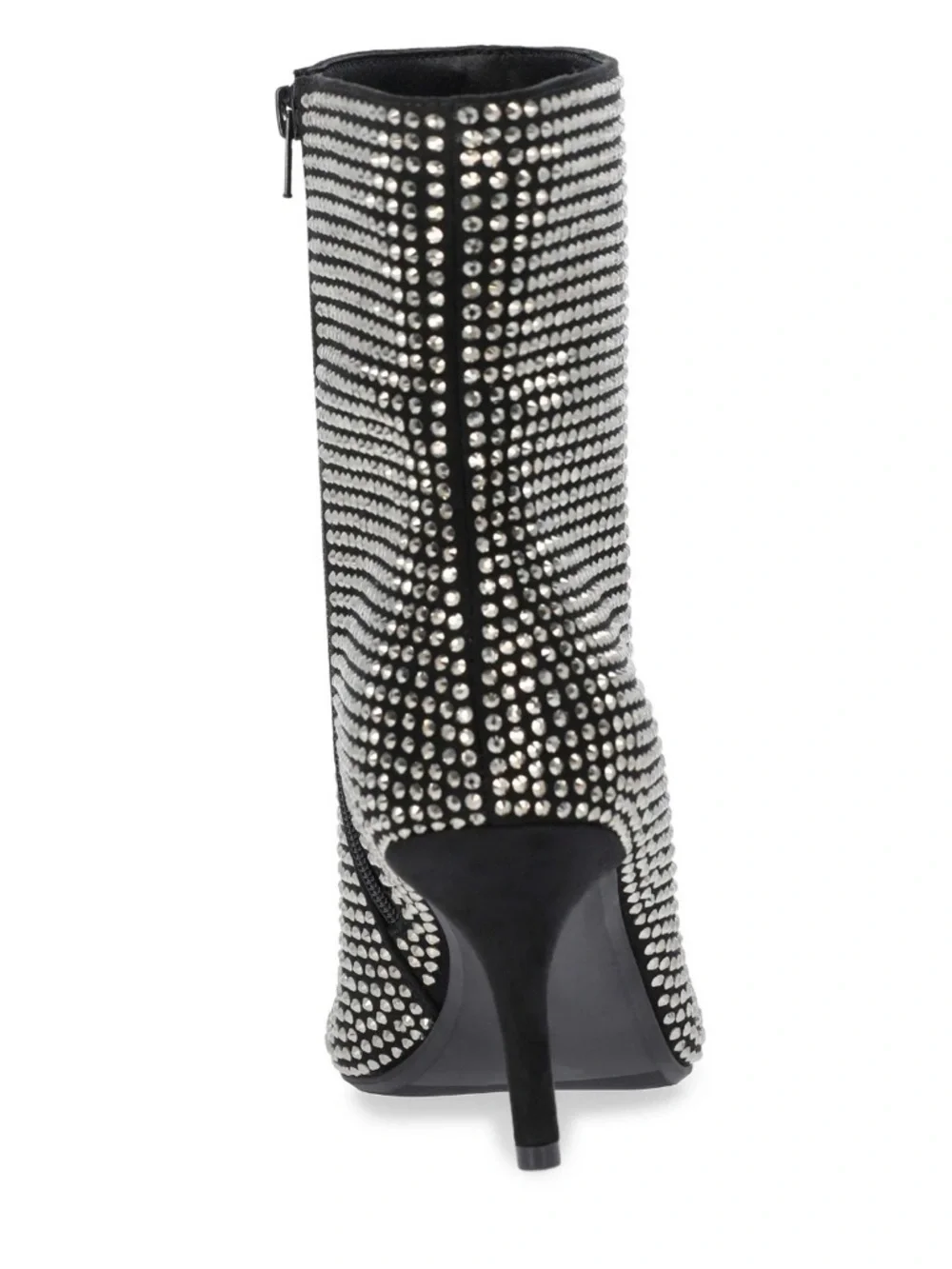NWT Scoop Black Rhinestone Crystal Stiletto Ankle Boots Women’s Size 6